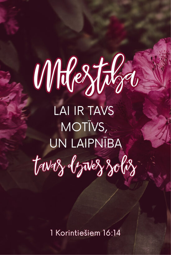 1 Korintiešiem 16:14